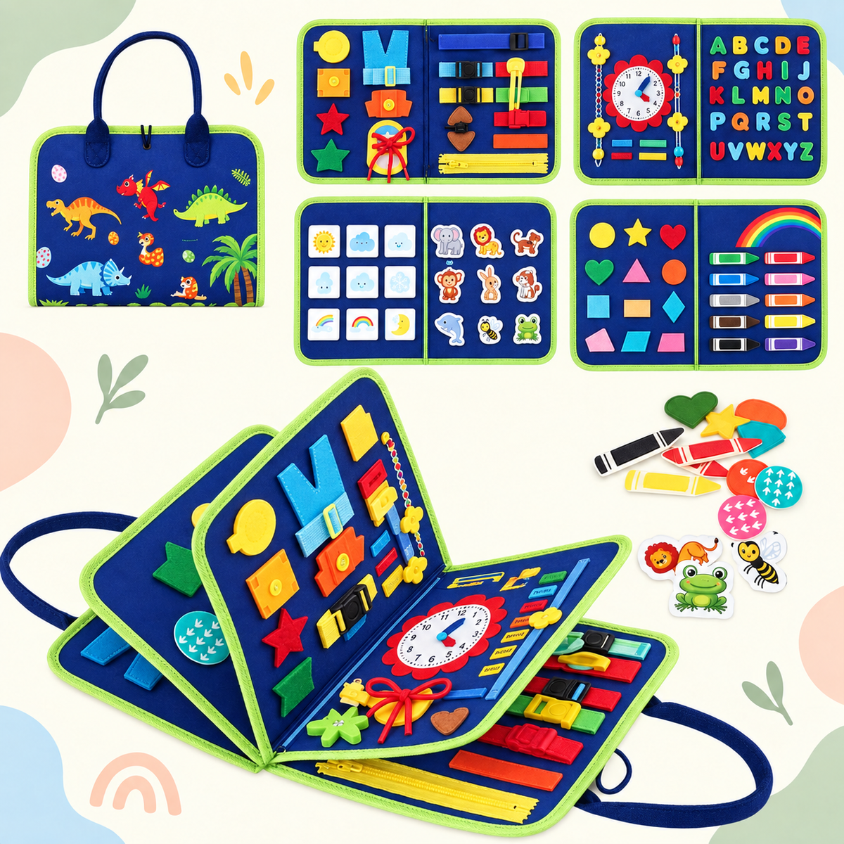 Little Explorer Felt Busy Board