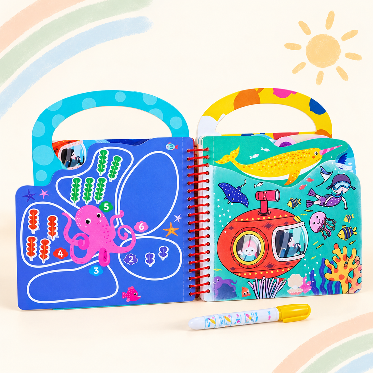 Reusable Water Painting Book